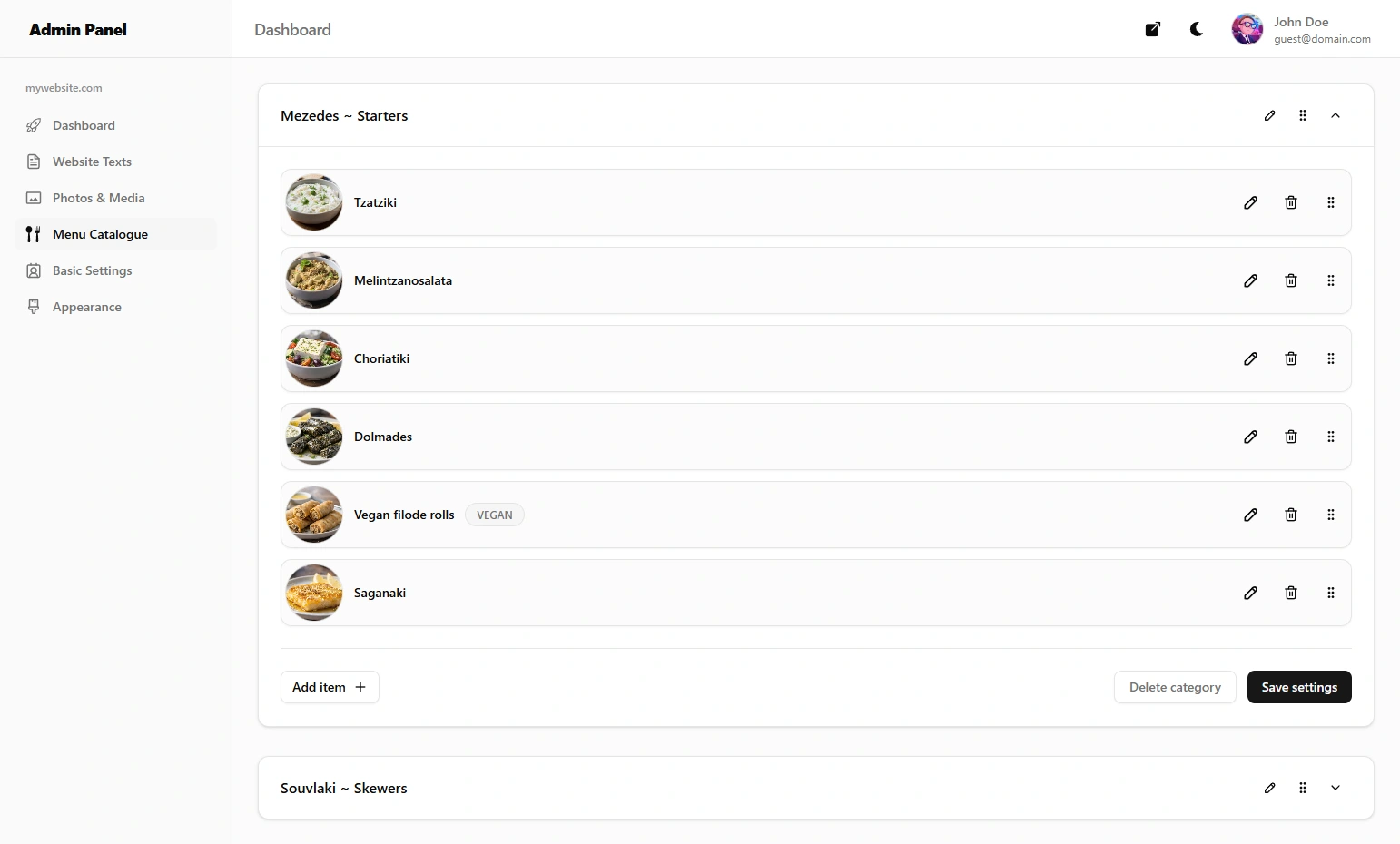 Admin Panel - Light 2