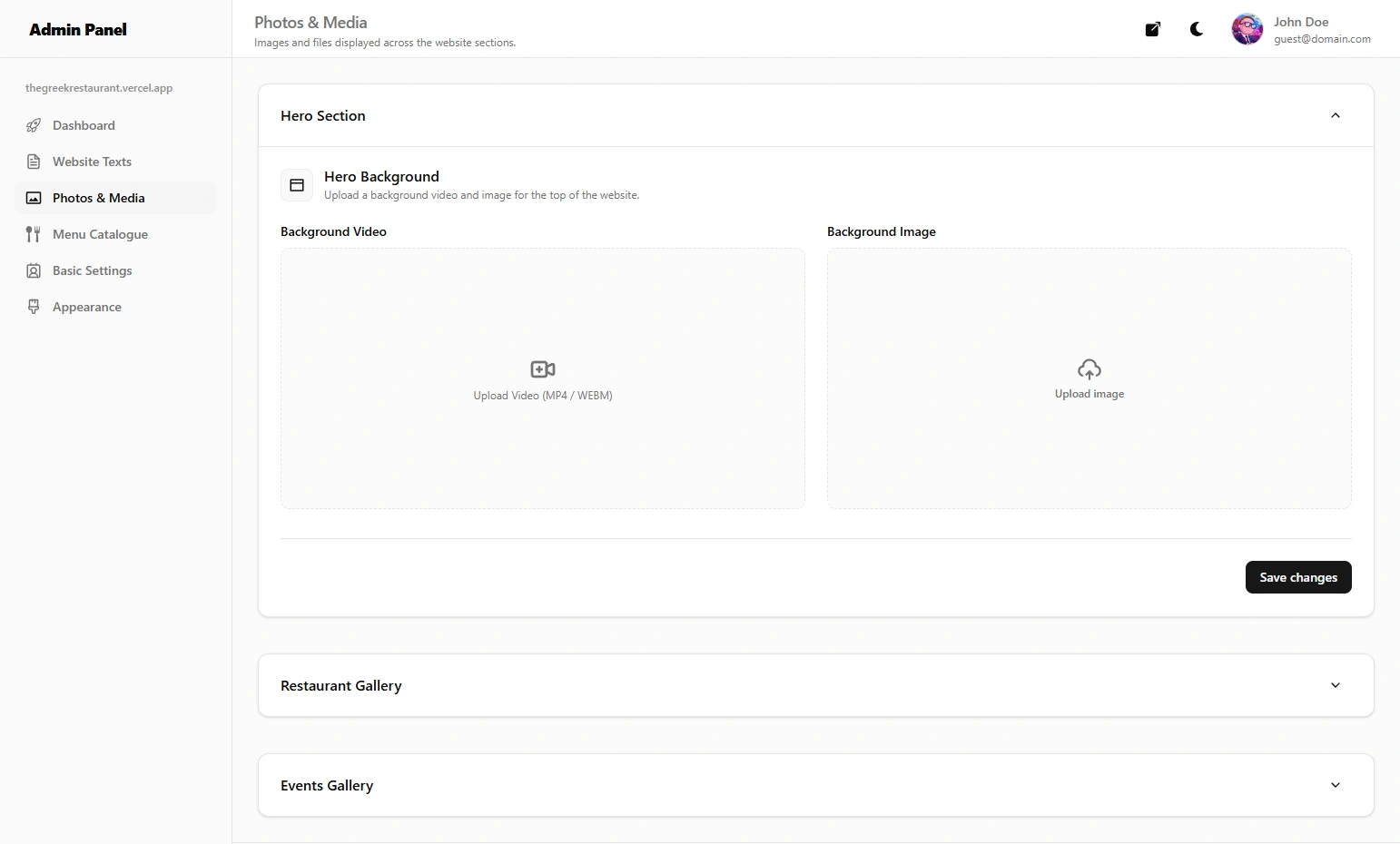 Admin Panel - Light 3